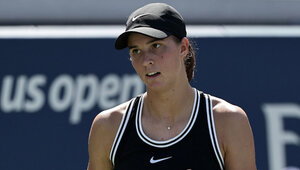 Lilli Tagger am Donnerstag auf dem Grandstand in New York City