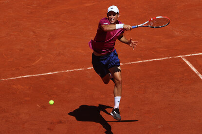 Bei Dominic Thiem läuft die Vorhand bereits wieder rund. Ziemlich rund. Bei Dominic Thiem läuft die Vorhand bereits wieder rund. Ziemlich rund.