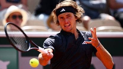 Alexander Zverev am Dienstag in Paris Alexander Zverev am Dienstag in Paris