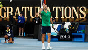 Novak Djokovic feierte am Montag seinen 100. Sieg in Melbourne