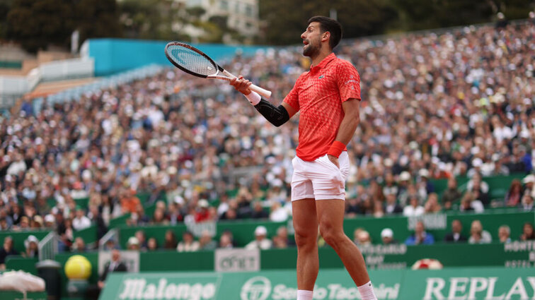 Novak Djokovic hatte im letzten Jahr im Achtelfinale gegen Lorenzo Musetti das Nachsehen.