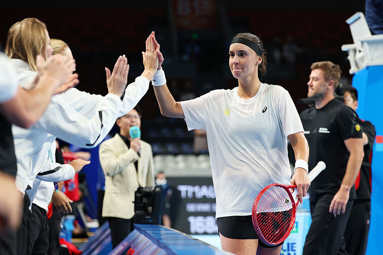 Anhelina Kalinina wurde zur Matchwinnerin