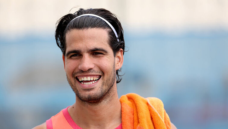 Carlos Alcaraz vorab der US Open