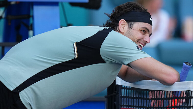 Taylor Fritz konnte trotz seiner Niederlage gegen Jiri Lehecka auch noch lächeln