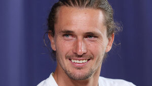 Alexander Zverev am Montag in München