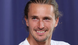Alexander Zverev am Montag in München