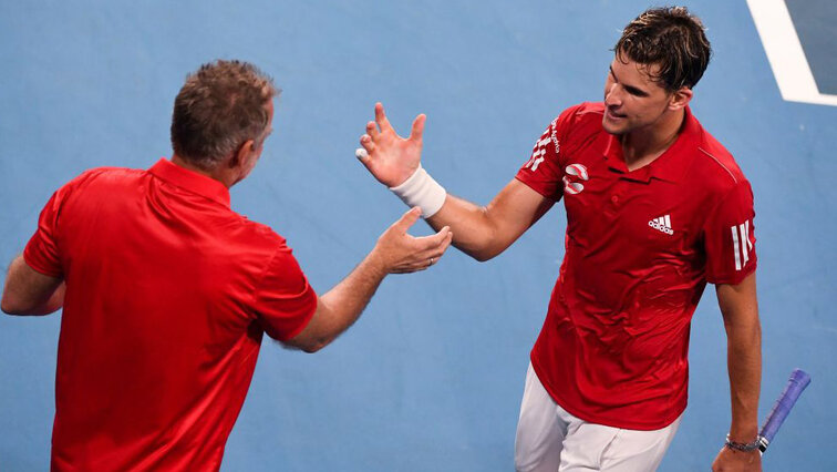 Thomas Muster und Dominic Thiem werden sich ab sofort öfters sehen Thomas Muster und Dominic Thiem werden sich ab sofort öfters sehen