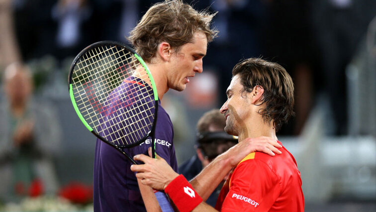 Alexander Zverev hat David Ferrer 2019 in die Tennisrente geschickt Alexander Zverev hat David Ferrer 2019 in die Tennisrente geschickt