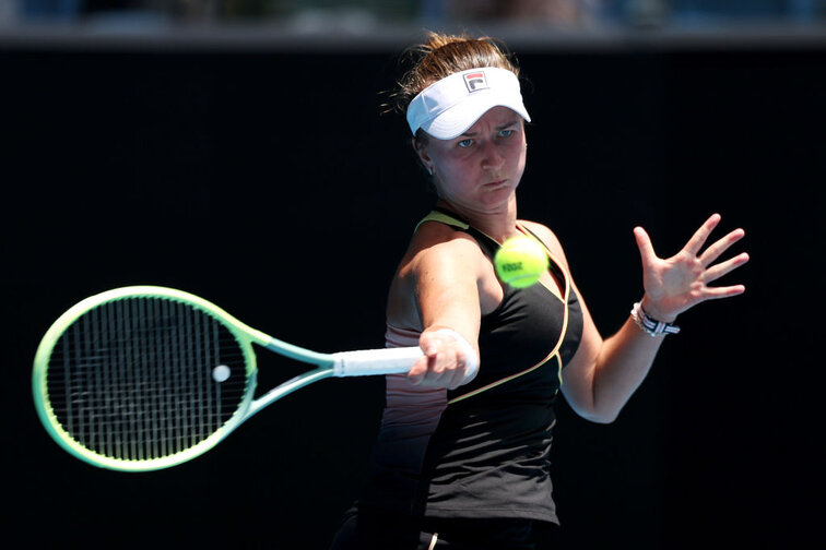 Barbora Krejcikova steht nach Kampf in der zweiten Runde der Australian Open 2024