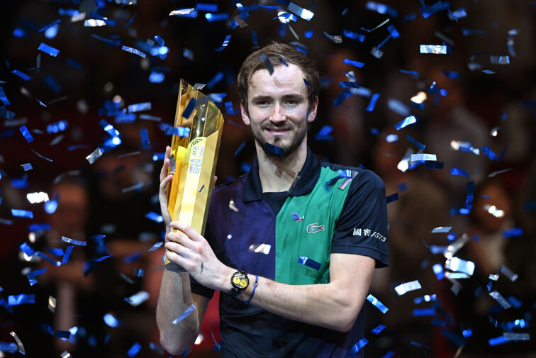 Daniil Medvedev won the title in Vienna