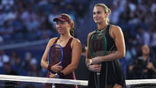 Jessica Pegula und Aryna Sabalenka trafen im Halbfinale der US Open aufeinander.