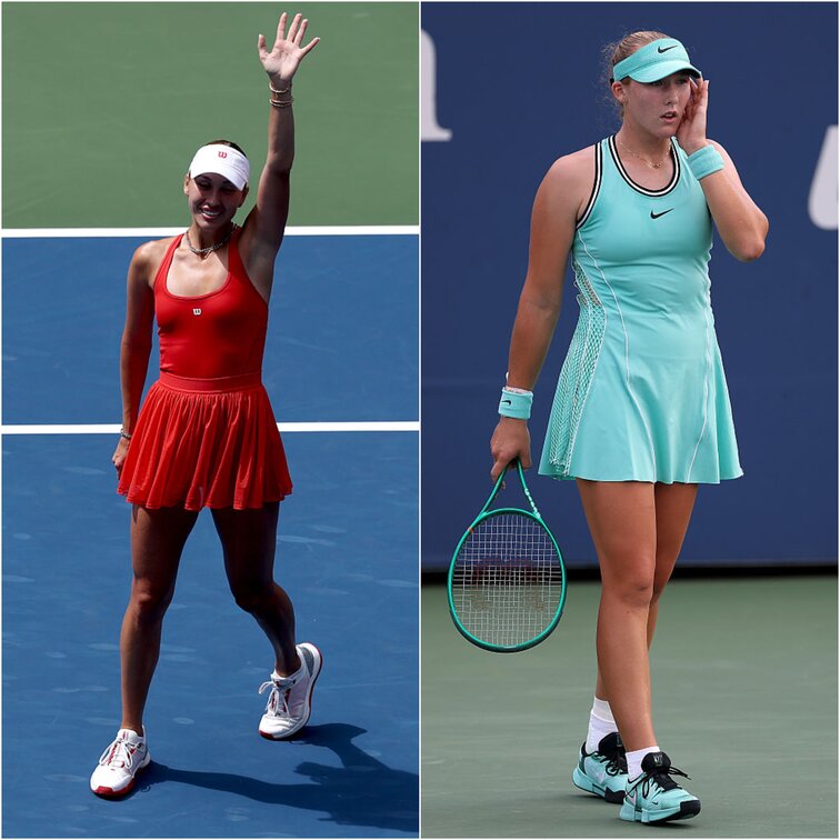 Anastasia Potapova trifft auf Mirra Andreeva