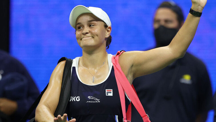 Ashleigh Barty has not played a match after the US Open