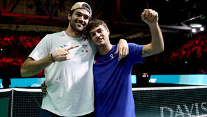 Matteo Berrettini und Flavio Cobolli 2025 in Bologna