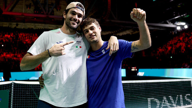 Matteo Berrettini und Flavio Cobolli 2025 in Bologna