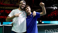 Matteo Berrettini und Flavio Cobolli 2025 in Bologna