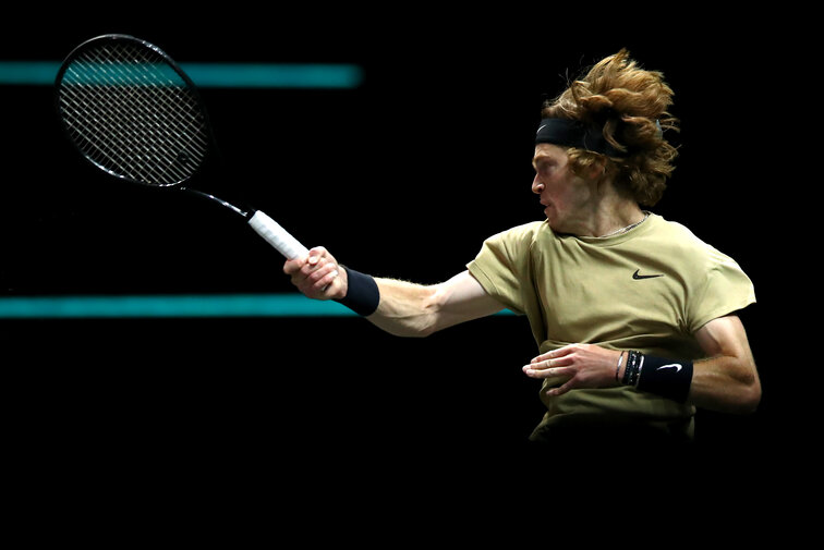 Andrey Rublev trifft in der zweiten Runde von Rotterdam auf Andy Murray Andrey Rublev meets Andy Murray in the second round of Rotterdam