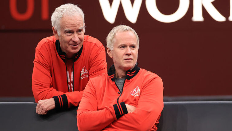 Nicht nur beim Laver Cup gemeinsam im Einsatz: John und Patrick McEnroe Working together not only at the Laver Cup: John and Patrick McEnroe