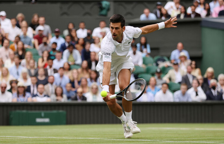 Novak Djokovic könnte am Sonntag seinen 20. Major-Titel holen Novak Djokovic could win his 20th major title on Sunday