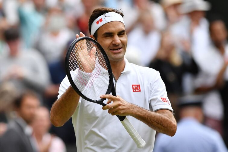 Roger Federer in Wimbledon