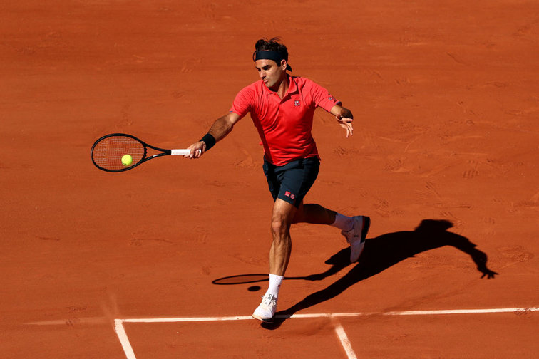 Roger Federer at the French Open in Paris