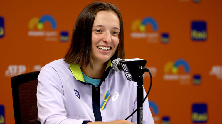 Iga Świątek geht von einem Start in Roland Garros aus. Iga Świątek geht von einem Start in Roland Garros aus.
