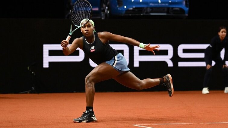 Auch Coco Gauff wird beim Porsche Tennis Grand Prix 2024 aufschlagen