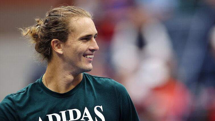 Alexander Zverev bei den Vorbereitungen für die US Open 