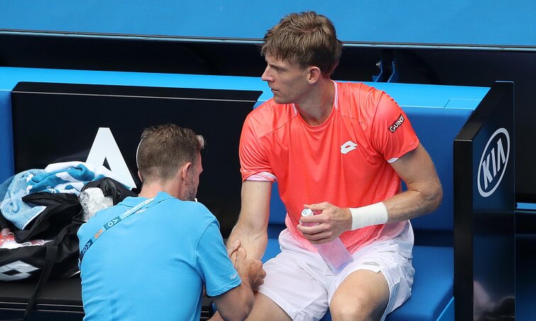 Da hatte sich das Unheil bei Kevin Anderson schon angekündigt