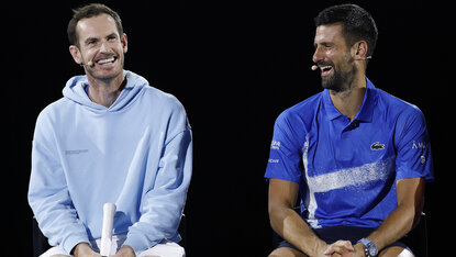 Andy Murray und Novak Djokovic im Vorfeld der Australian Open 2025