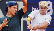 Joel Schwärzler und Diego Dedura könnten in diesem Jahr bei den NextGen Finals aufschlagen