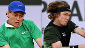 Jannik Sinner und Andrey Rublev treffen zum elften Mal aufeinander