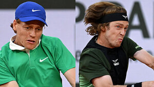 Jannik Sinner und Andrey Rublev treffen zum elften Mal aufeinander
