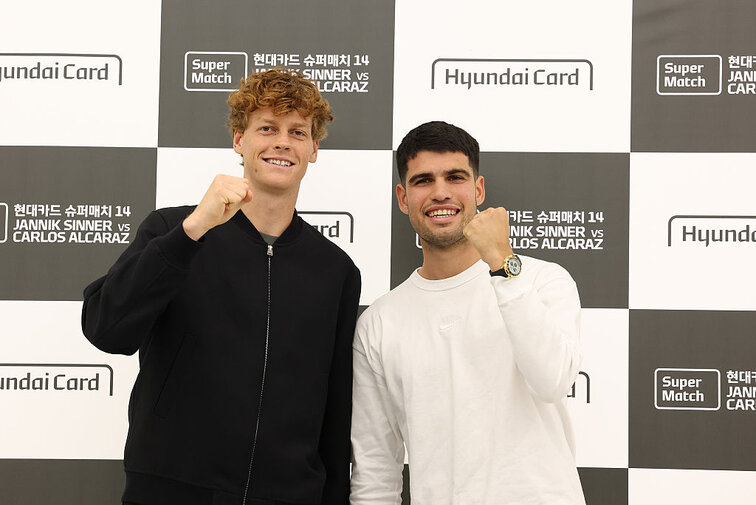 Stehen Jannik Sinner und Carlos Alcaraz bald auf der gleichen Seite des Platzes?