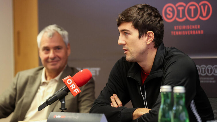 Tournament Director Peter Westner and Sebastian Ofner