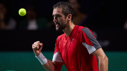 Marin Cilic am Mittwoch in Málaga Marin Cilic am Mittwoch in Málaga