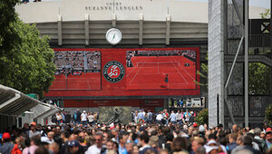 Auf dem Court Suzanne-Lenglen wird heute wieder großes Tennis feilgeboten
