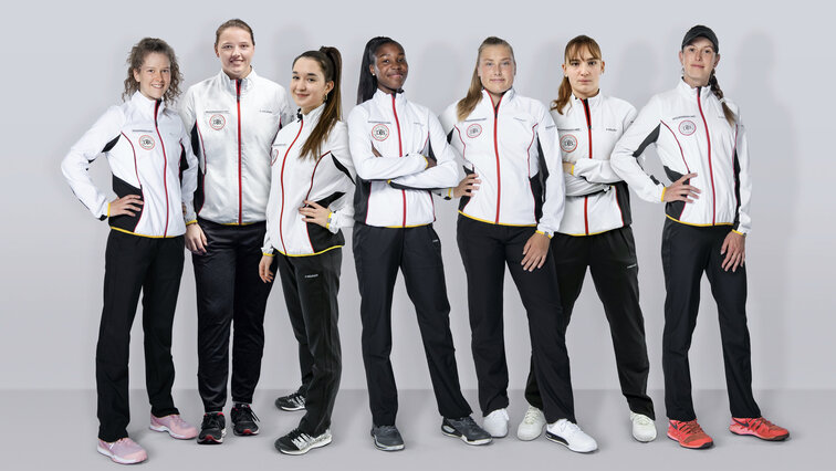 Porsche Talent Team: Julia Middendorf, Jule Niemeier, Eva Lys, Noma Noha Akugue, Nastasja Schunk, Mara Guth, Alexandra Vecic