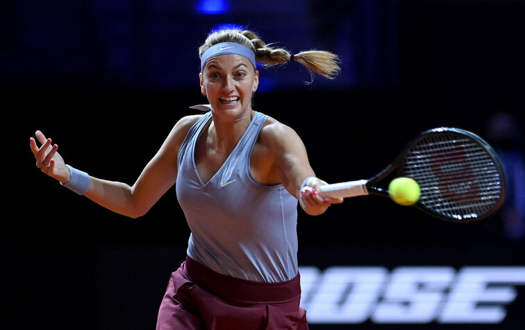 Petra Kvitova at the Porsche Tennis Grand Prix