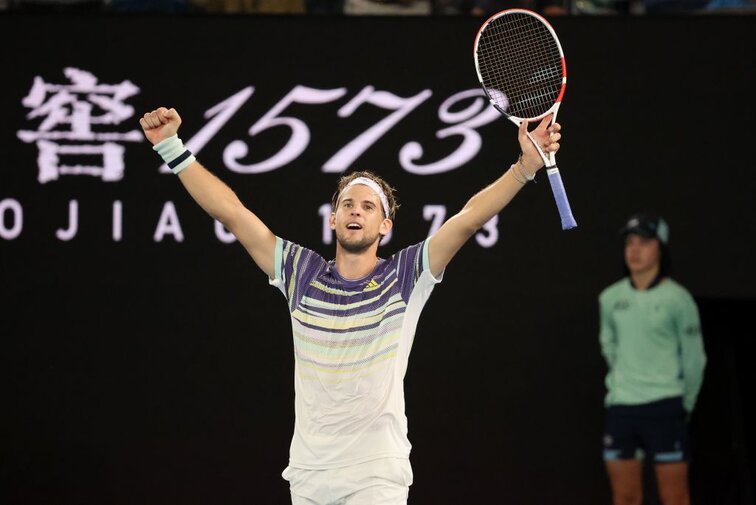 Dominic Thiem at the Australian Open