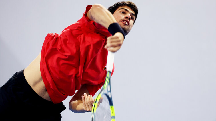 Carlos Alcaraz darf nun offiziell ein Whoop-Armband bei ATP-Wettkämpfen tragen.