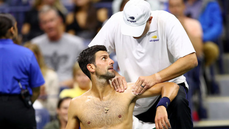 Novak Djokovic hat des öfteren des Physios bedurft