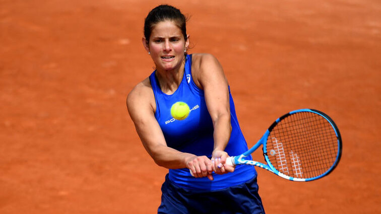 Julia Görges musste in Lausanne aufgeben