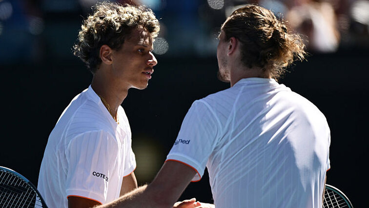 Gabriel Diallo und Alexander Zverev bei den Australian Open 2026
