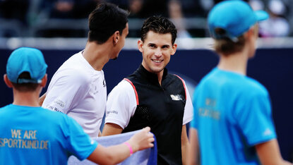 2019 in Kitzbühel ist es für Dominic Thiem nicht nur gegen Lorenzo Sonego ausgezeichnet gelaufen 2019 in Kitzbühel ist es für Dominic Thiem nicht nur gegen Lorenzo Sonego ausgezeichnet gelaufen