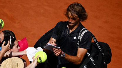 Alexander Zverev strahlt in Paris Zuversicht aus Alexander Zverev strahlt in Paris Zuversicht aus