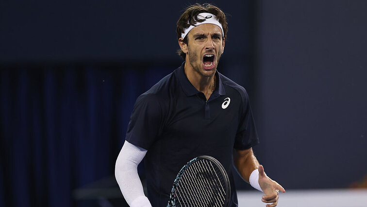 Mit seinem souveränen Viertelfinaleinzug hat Lorenzo Musetti weiterhin gute Karten auf einen Startplatz in Turin. Getty Images