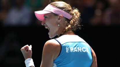 Kristina Mladenovic hat Perth zum Schweigen gebracht Kristina Mladenovic hat Perth zum Schweigen gebracht