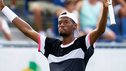 Christopher Eubanks jubelt auf Mallorca - mit Recht! Christopher Eubanks jubelt auf Mallorca - mit Recht!