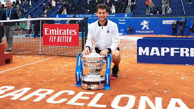 Dominic Thiem liegt im Race auf Platz vier Dominic Thiem is fourth in the race